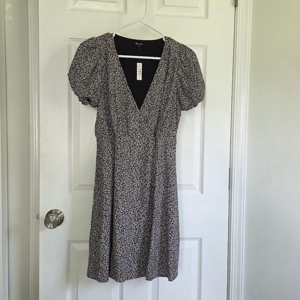NWT Madewell Challis Wrap Mini Dress